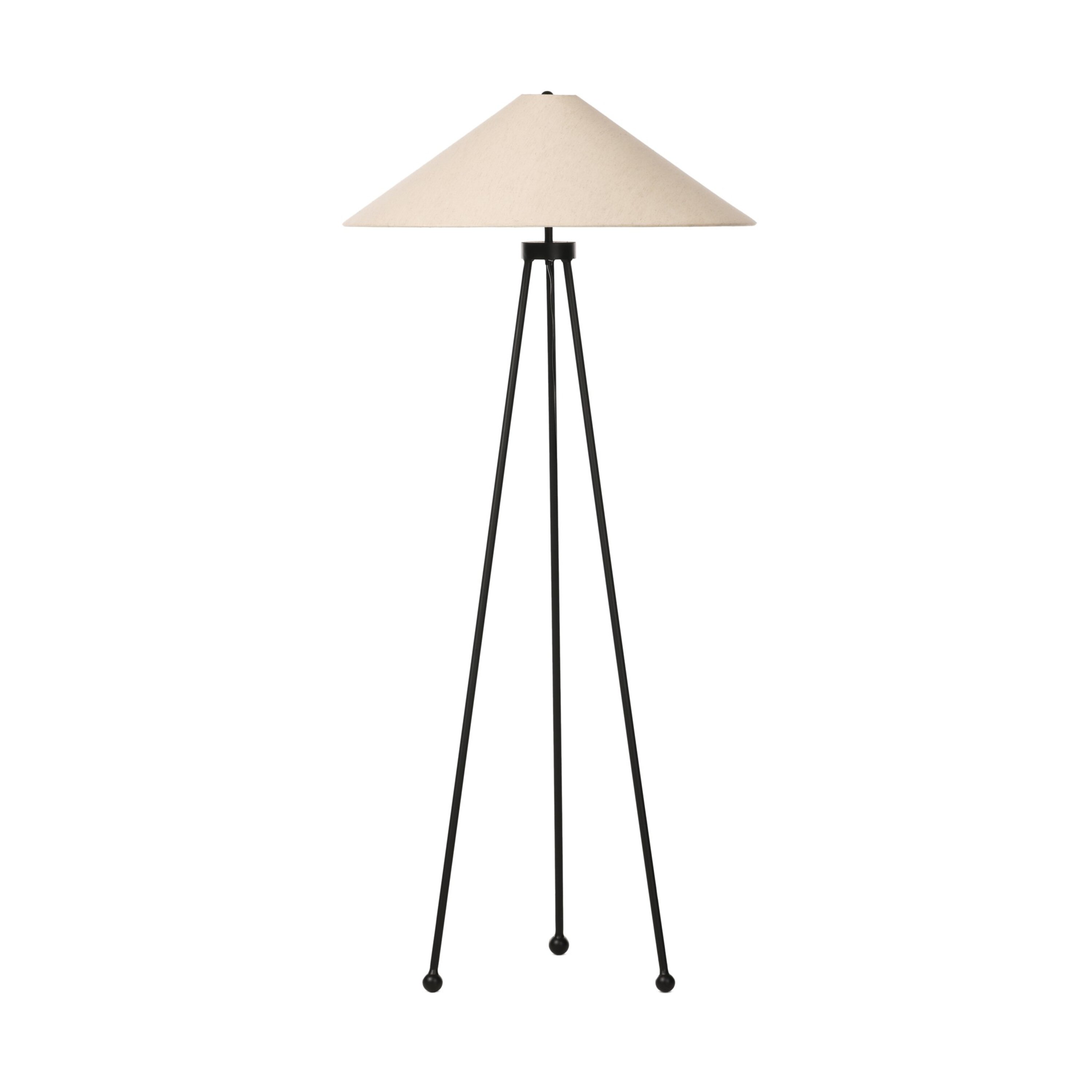 Nyrix Floor Lamp, Matte Black