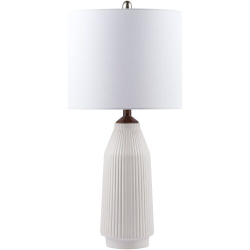 Loni Table Lamp, White Glaze~P77630029