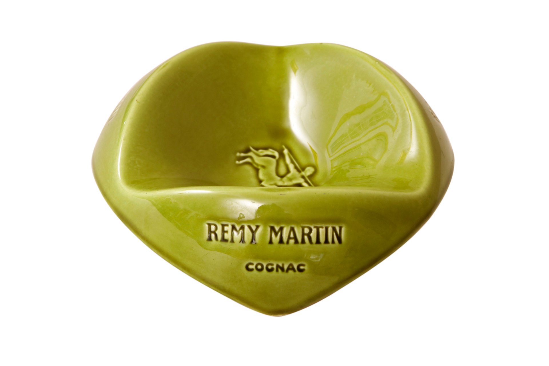Rémy Martin Cognac Green Ceramic Ashtray~P77616653