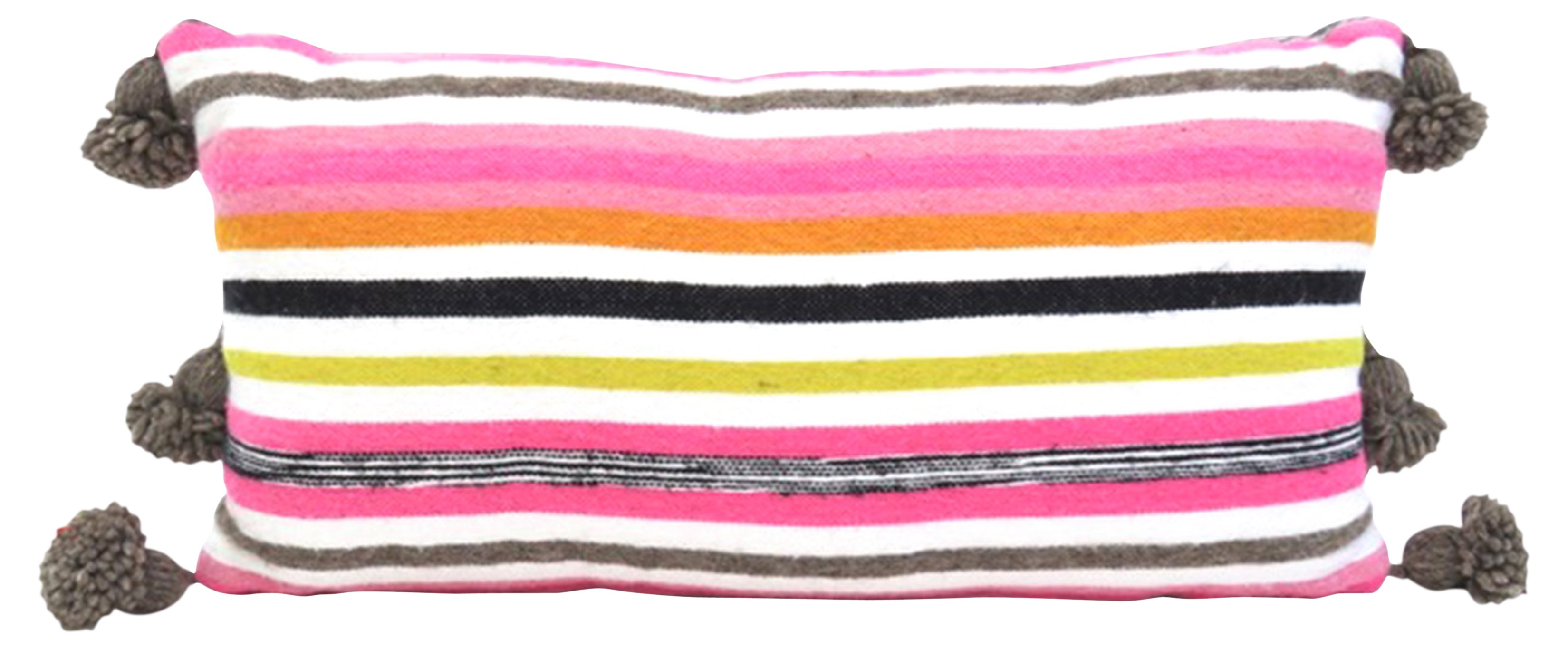 Habibi Imports Striped Moroccan Wool Pillow One Kings Lane