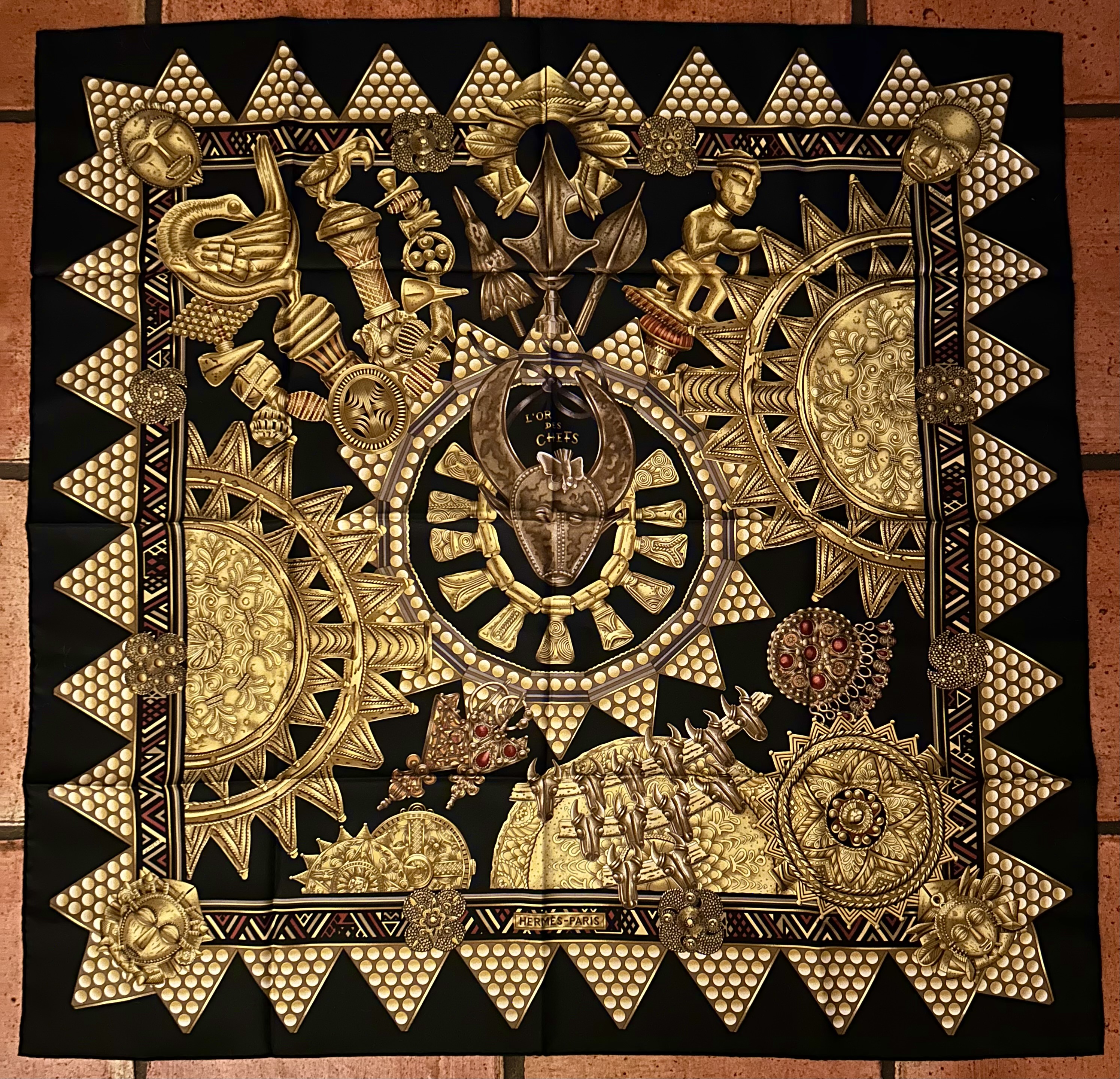 Hermès L��Or des Chefs Scarf - Unworn~P77730993