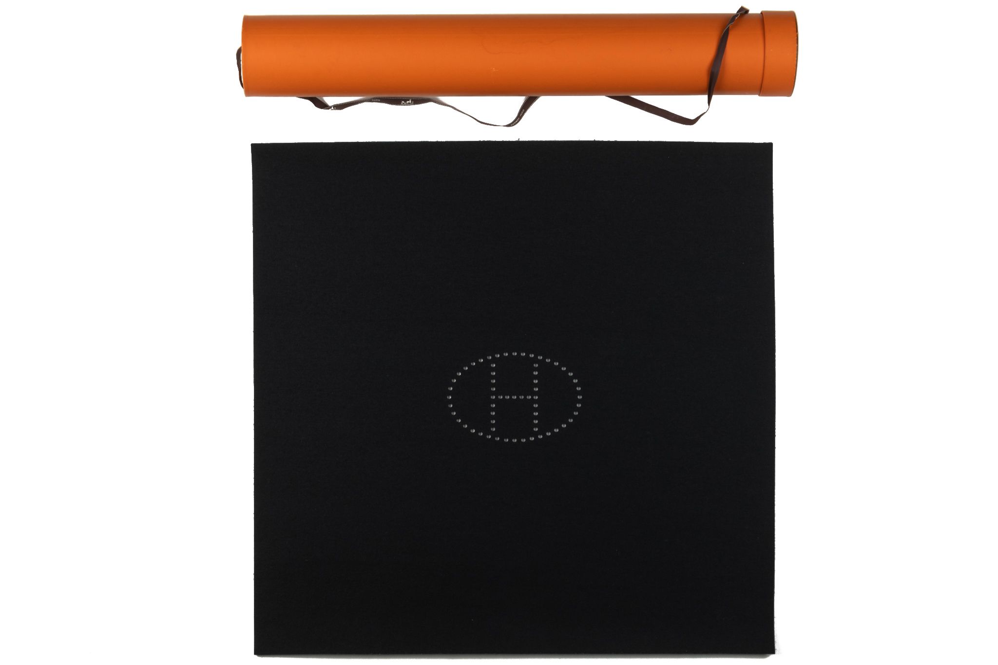 Hermès NIB Black Felt Cards Table Cover~P77659033