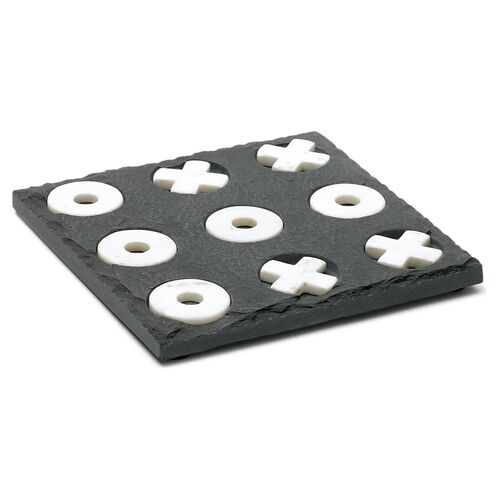 Marble & Slate Tic-Tac-Toe Set~P75962059