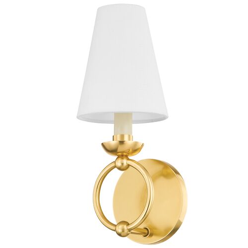 Haverford Wall Sconce, Aged Brass