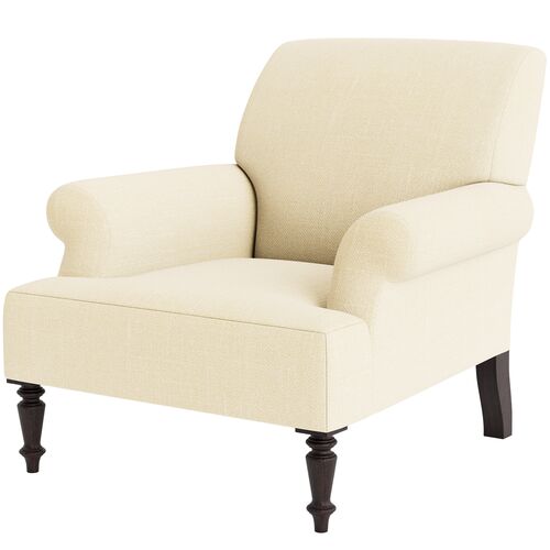 Grady Chair, Lily Pond Linen Weave