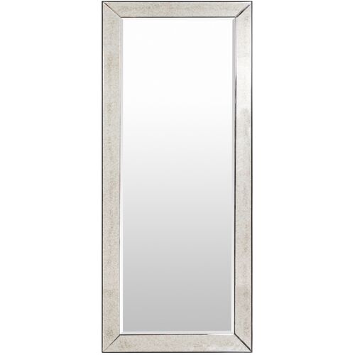 Chloe Floor Mirror, Antique Silver~P77627260
