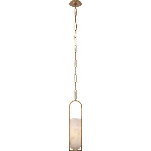 Melange Alabaster Small Elongated Pendant