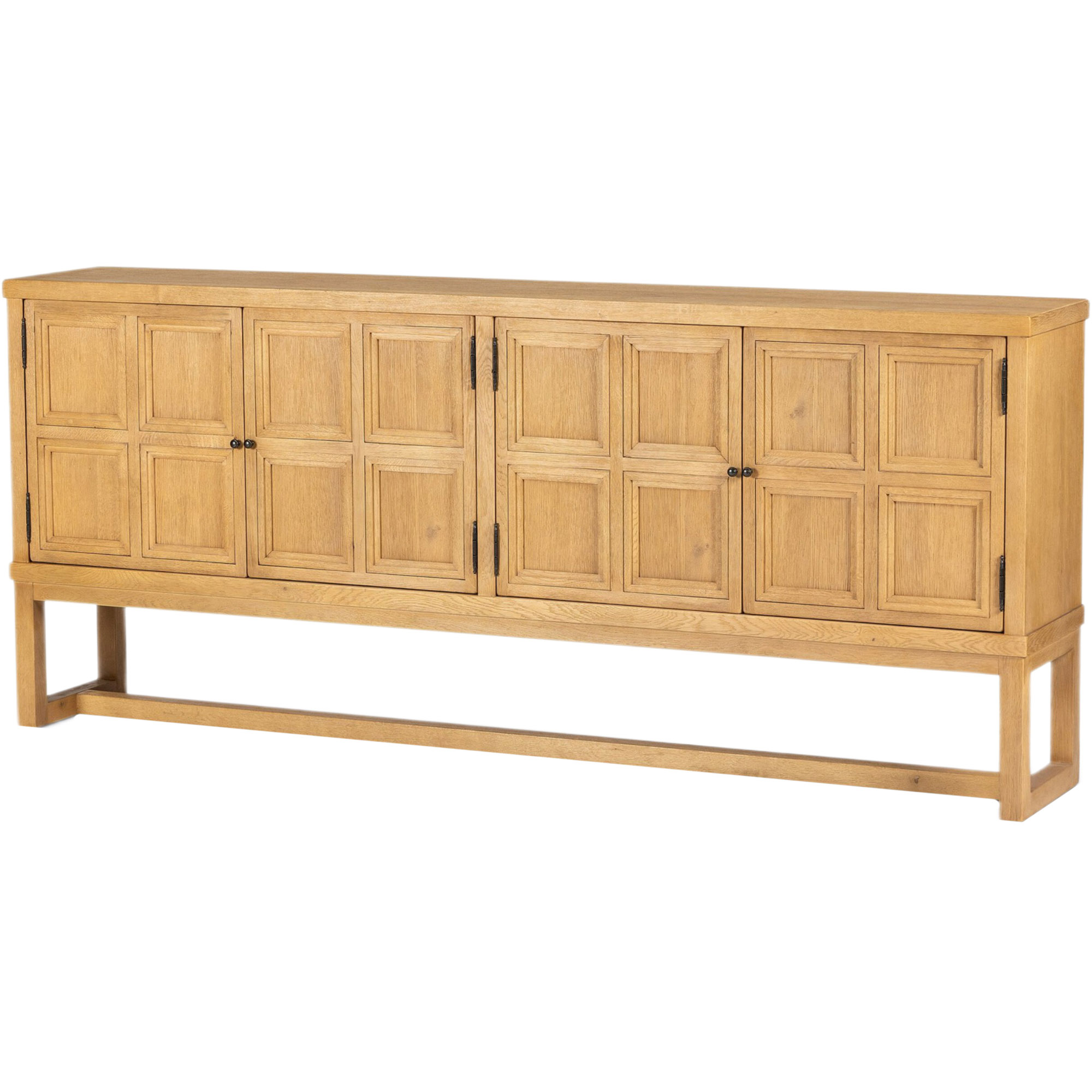 Imogen 4-Door Sideboard, Worn Oak