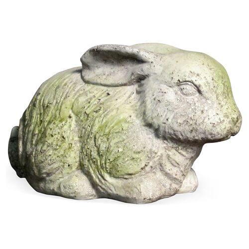 12" Westchester Rabbit, White Moss~P76232008