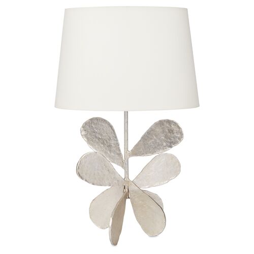 Jane Petal Table Lamp, Silver Leaf~P77004886