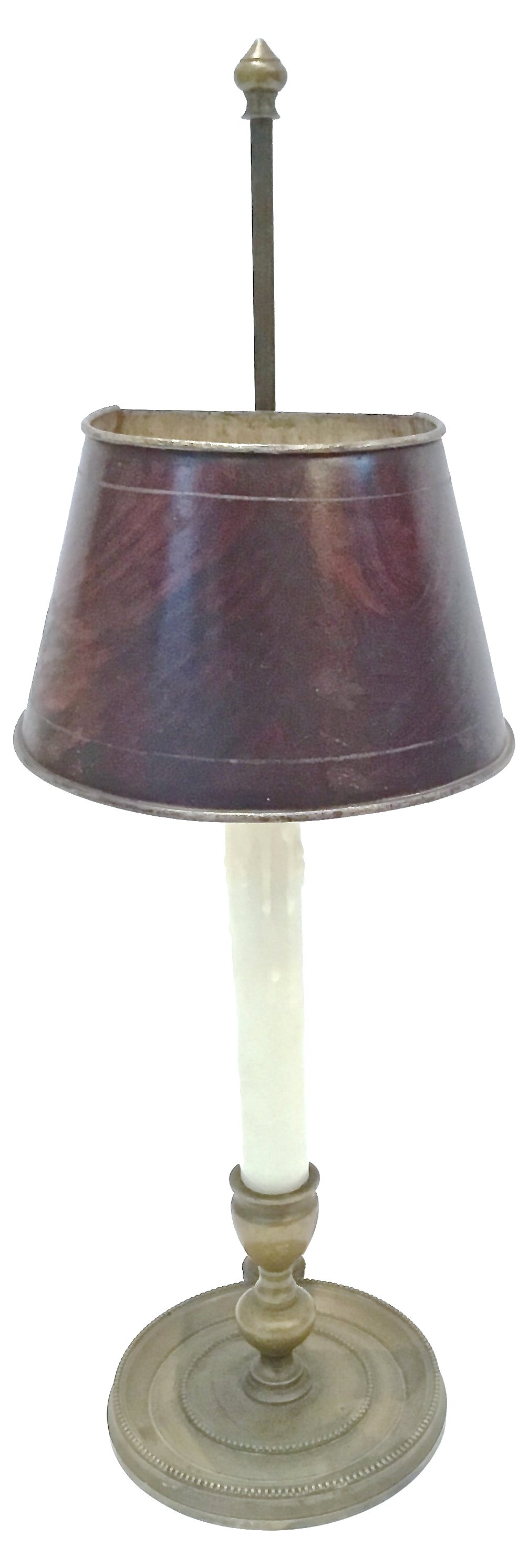 Antique Brass Bouillotte Lamp~P77448523