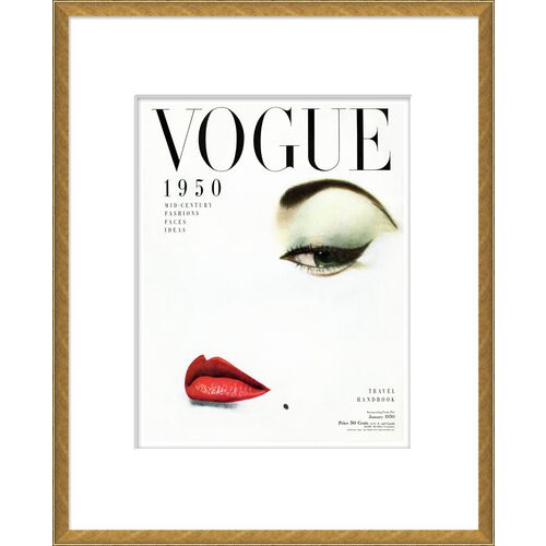 Vogue Magazine Cover, 1950 Mid-Century~P77585648