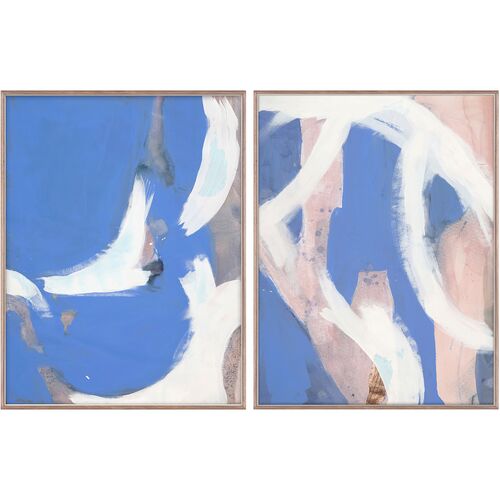 Laguna Diptych Painting, 24" x 32" Laguna Diptych Painting, 24" x 32"