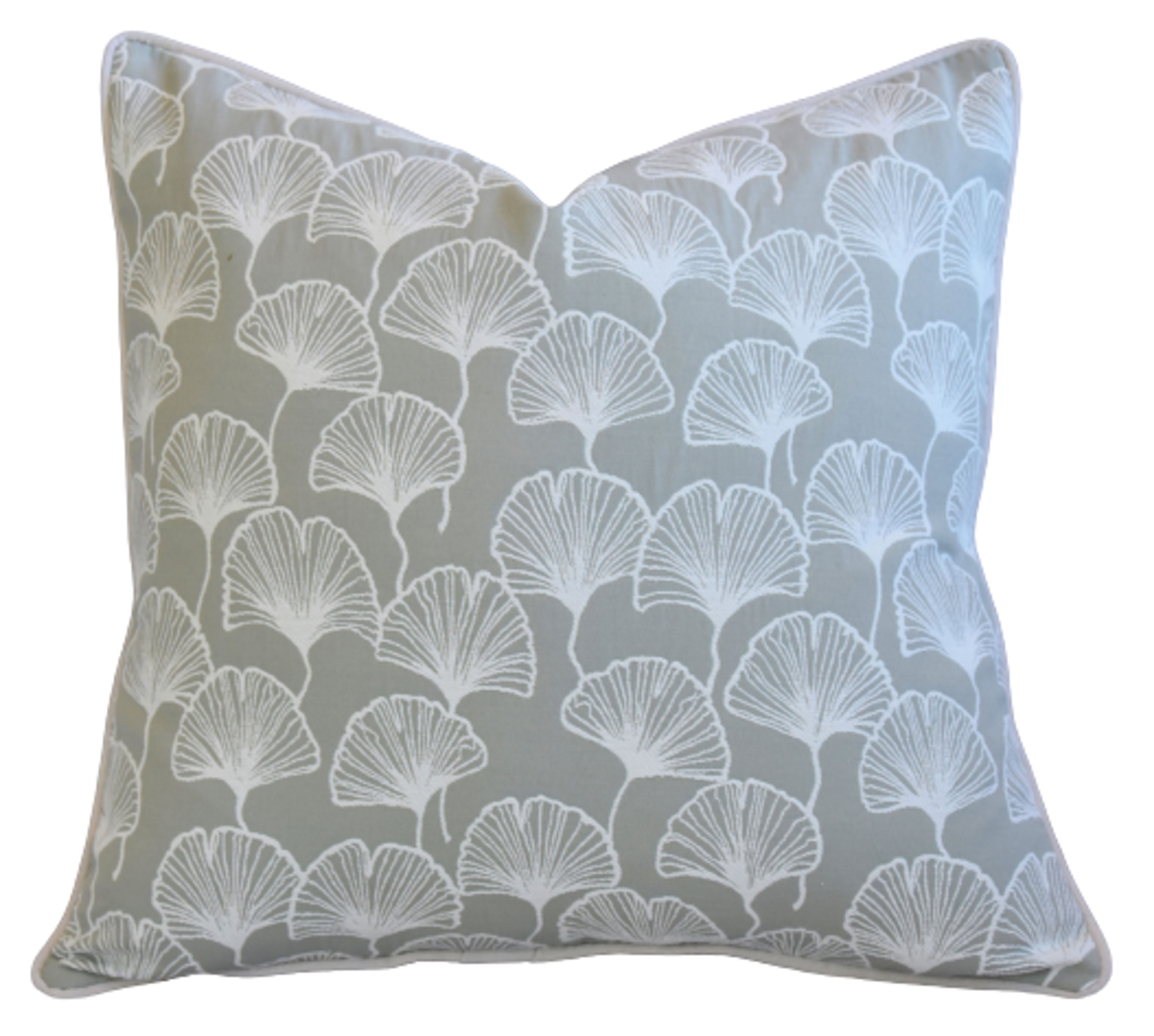 Fabricut Isetta Fan Ginkgo Leaves Pillow~P77644163