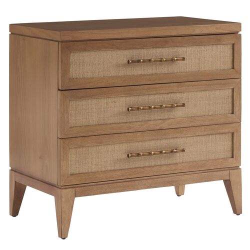 Beachside Nightstand, Sunwashed Beachside Nightstand, Sunwashed