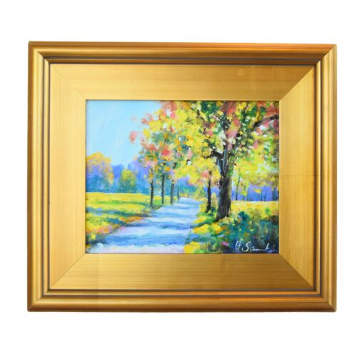 Impressionist Trees Landscape Painting~P77666188