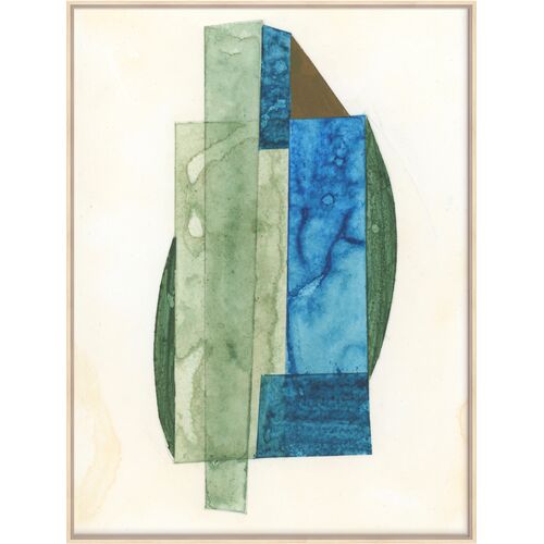 Blue Motel Room 1 Painting, 24" x 32" Blue Motel Room 1 Painting, 24" x 32"