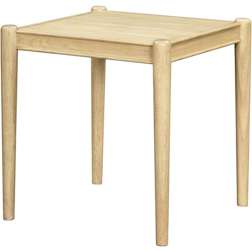 Brisa Wooden End Table, Natural