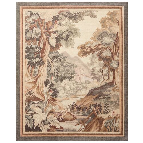 32" x 40" Riverside Village Tapestry Art, Green 32" x 40" Riverside Village Tapestry Art, Green
