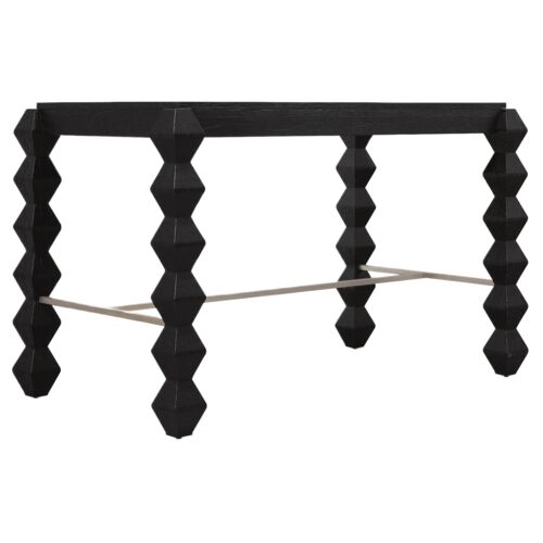 Commerce and Market Xaden Gathering Desk, Black