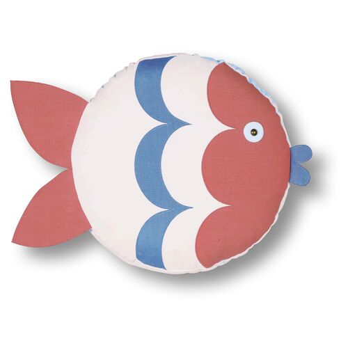 Ellie 14x14 Outdoor Right-Facing Pillow, Coral~P77475153