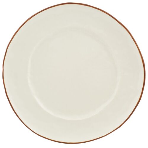 Tropical Fruits Coconut Dinner Plate, Multi