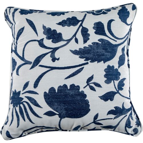 Layla Outdoor Pillow, Dolce Floral Indigo~P77651633