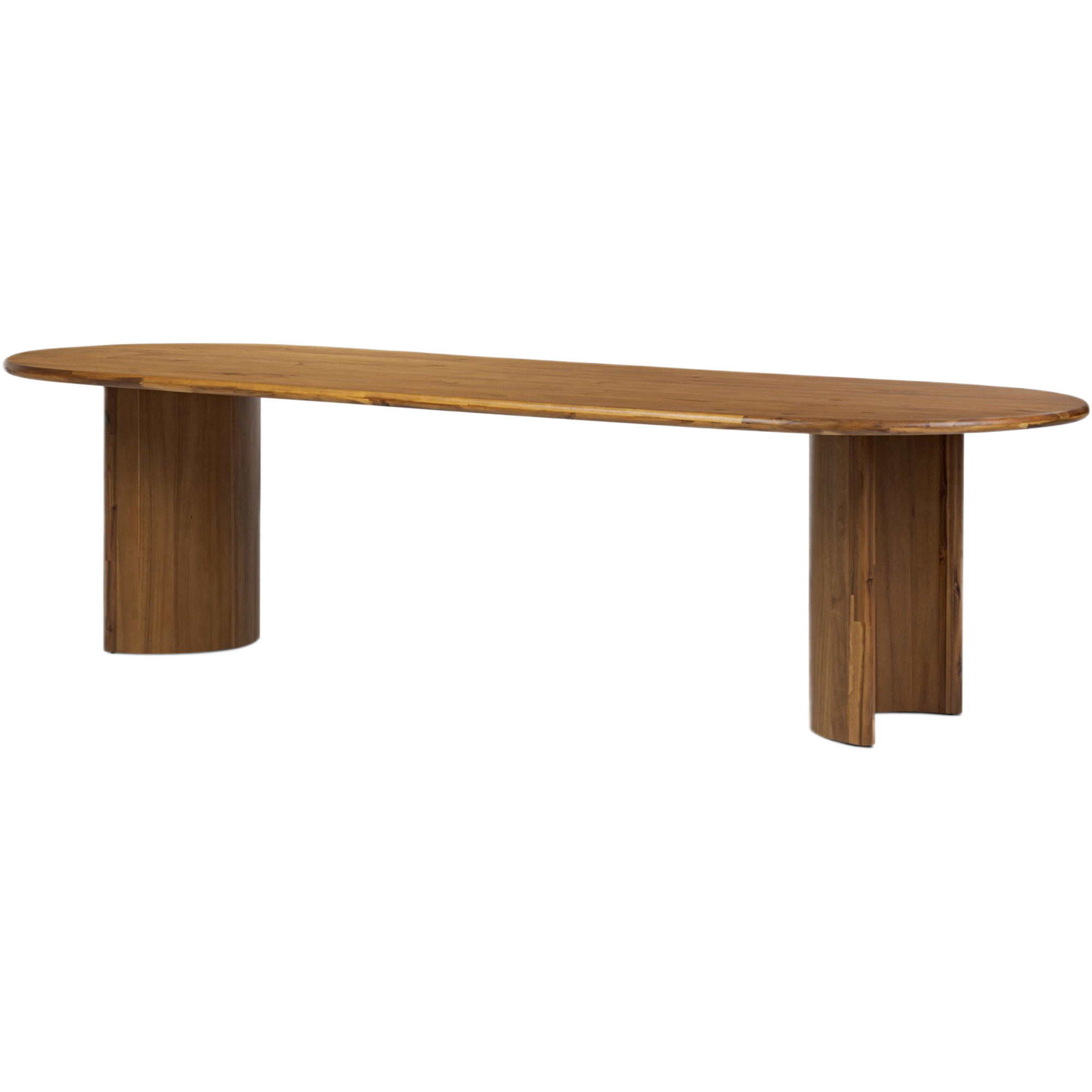 Justice 118" Acacia Wood Dining Table