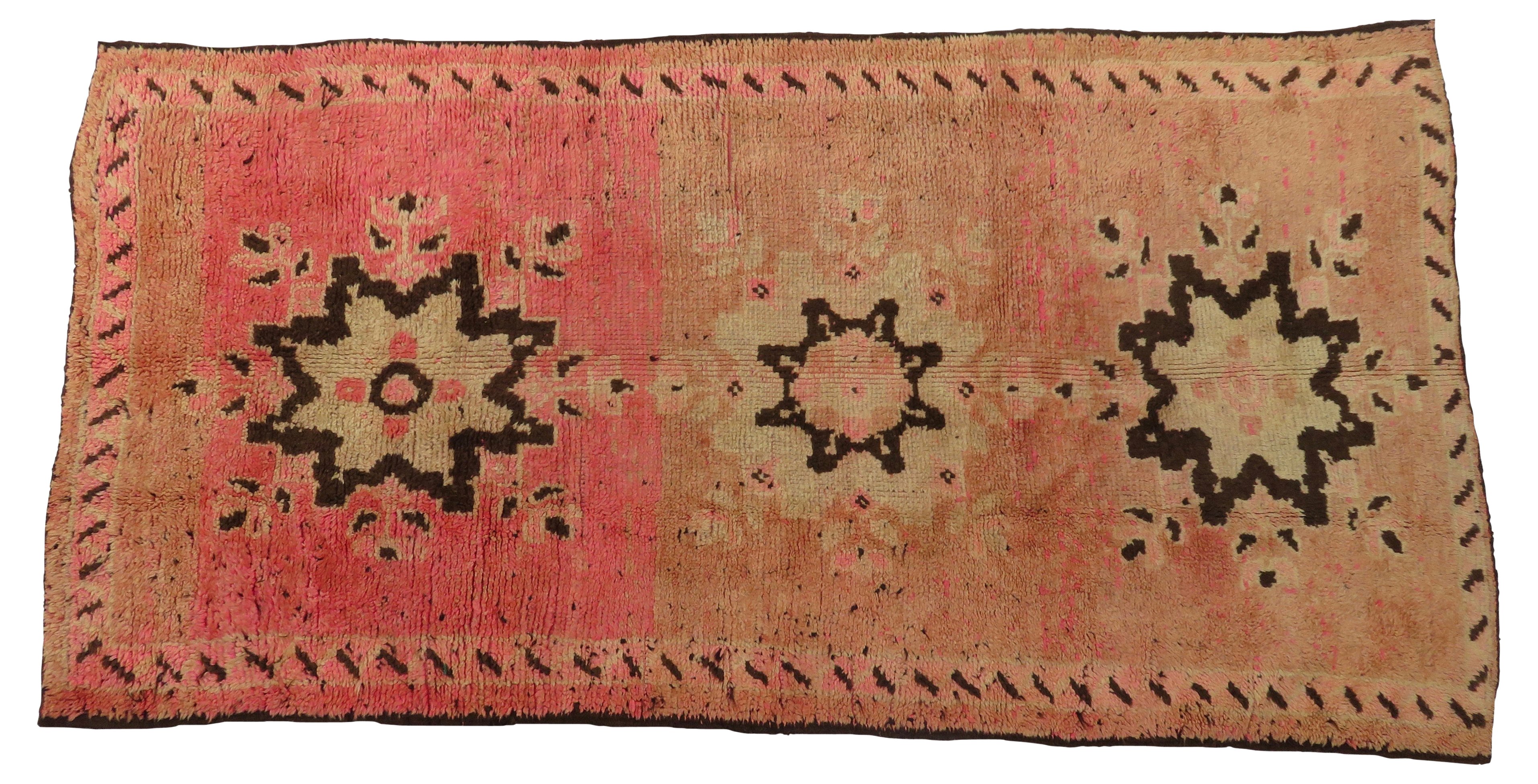 Vintage Pink Boujad Rug 5'5 x 8'11~P77565292