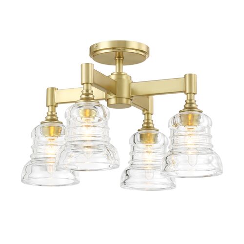 Gregory 4-Light Semi Flush Mount