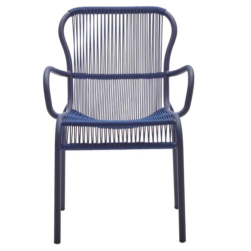 Loop Outdoor Dining Chair, Indigo~P77641607