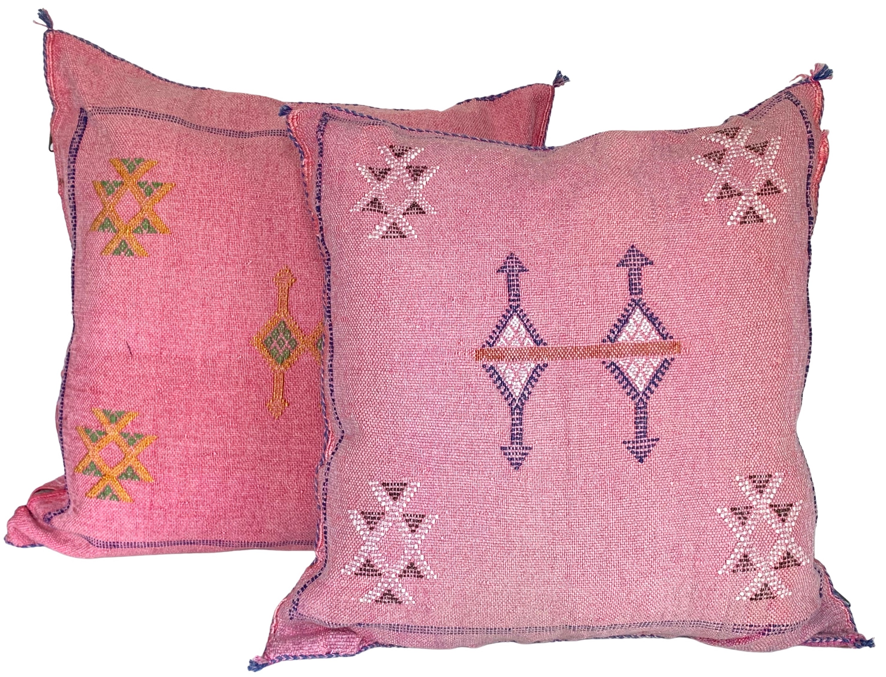 Moroccan Sabra Silk Pillows, Pair~P77659752
