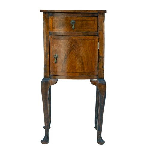 Vintage French Walnut Nightstand~P77730981