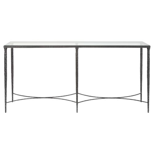 Aurembiaix Console Table, Black