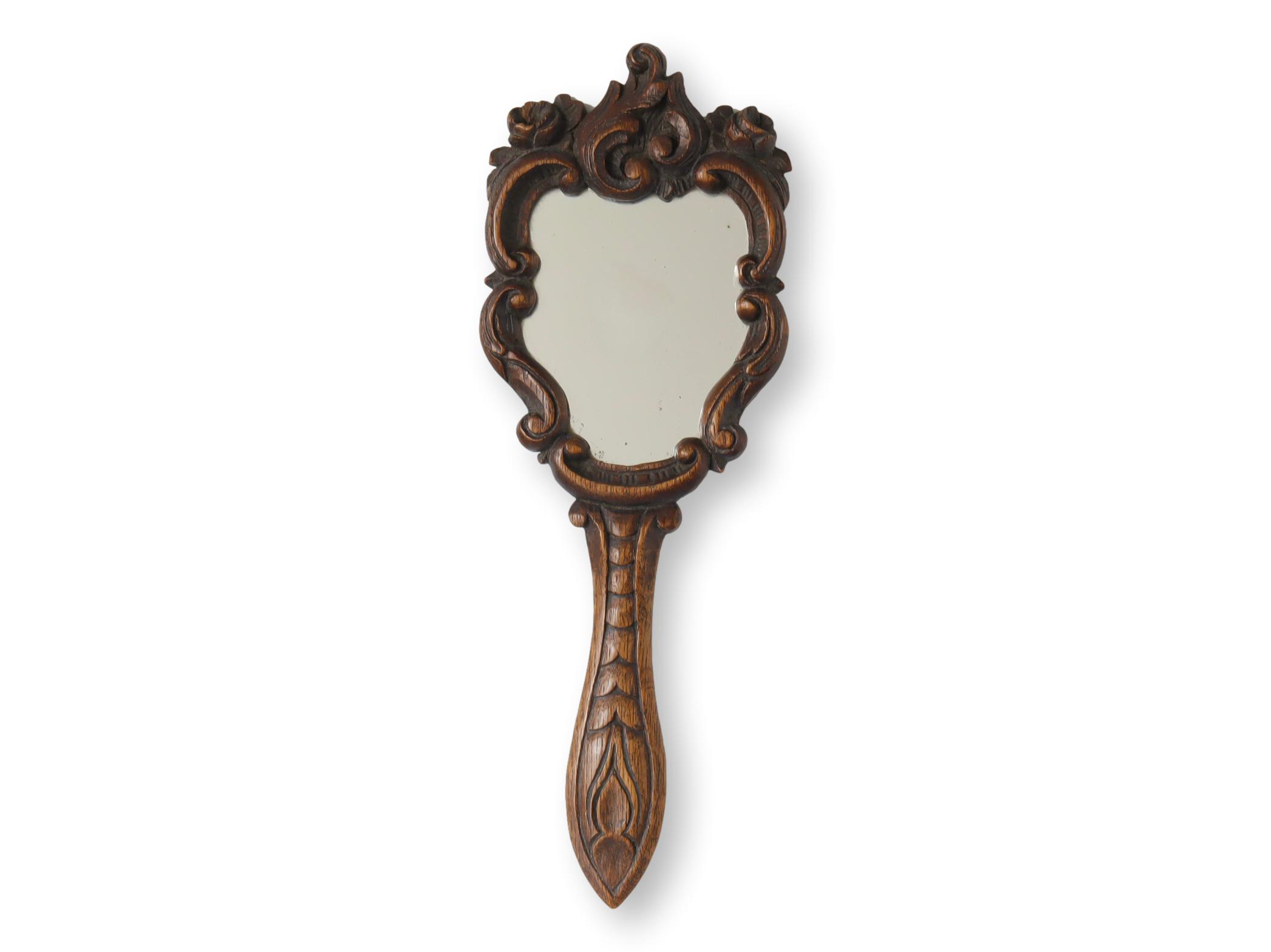 Antique French Hand Mirror~P77673168