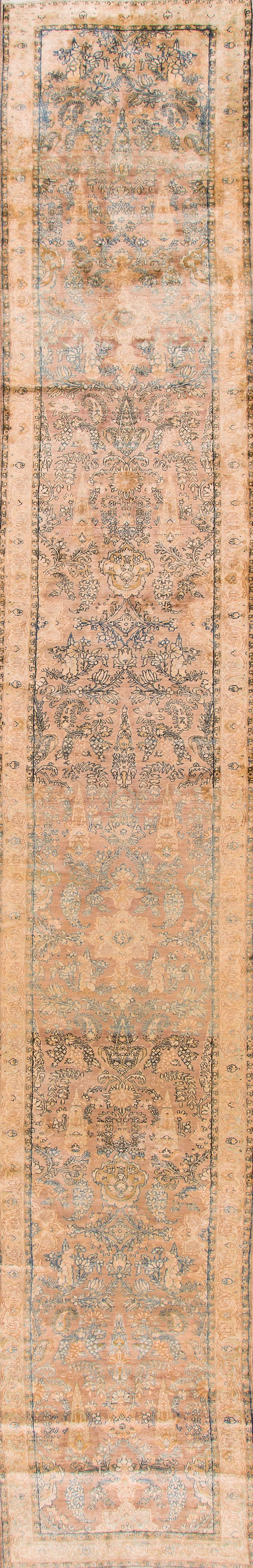Antique Persian Kerman Runner Rug~P77664775