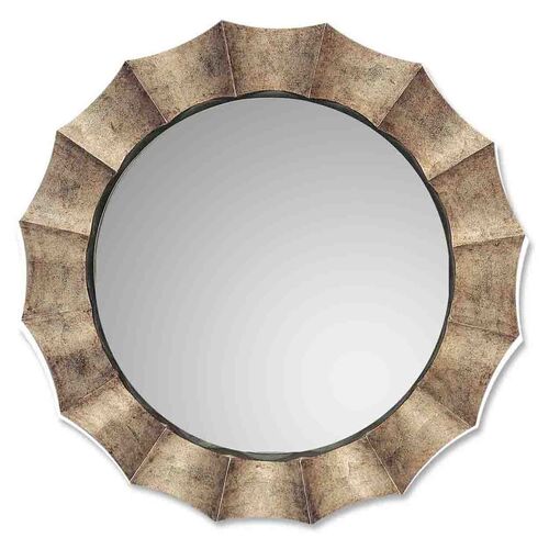 Queensbury Wall Mirror, Silver Leaf~P76934945