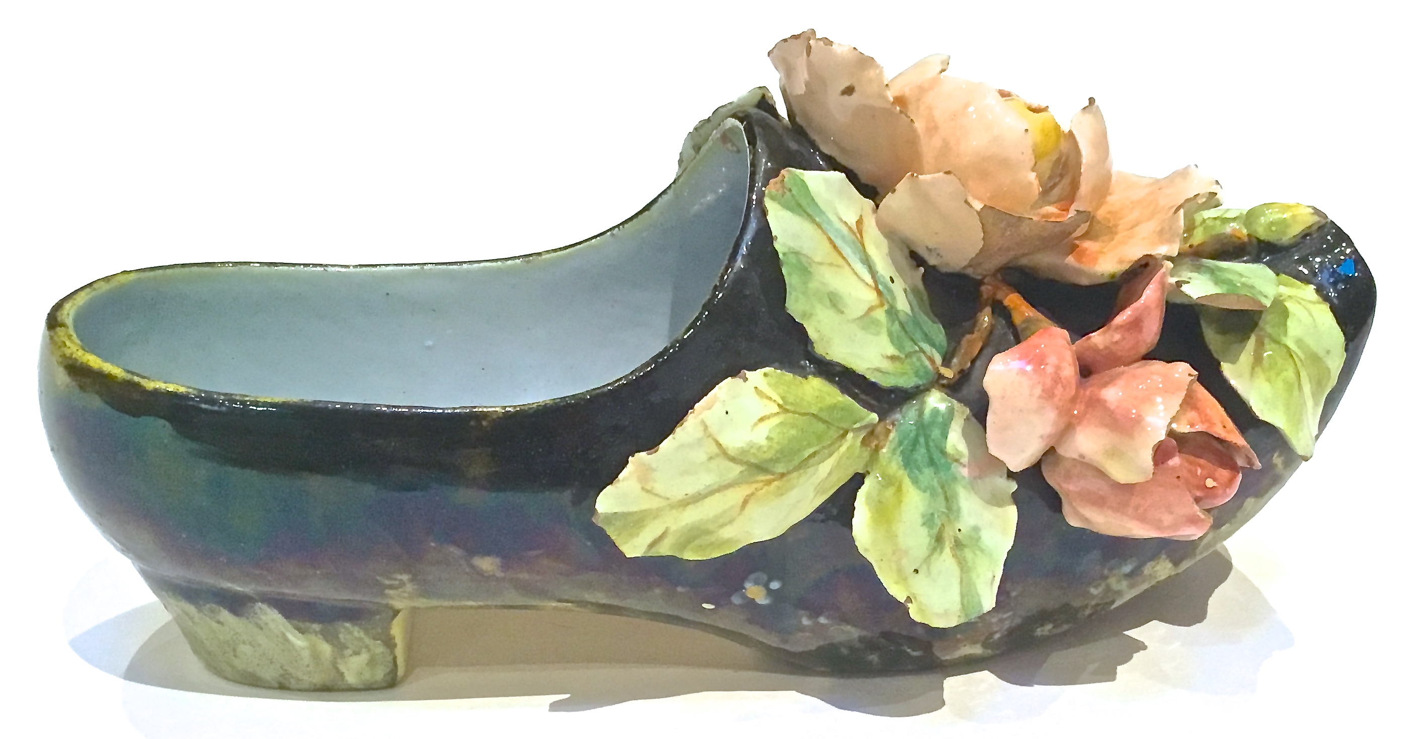 Majolica Shoe Vase~P77369357