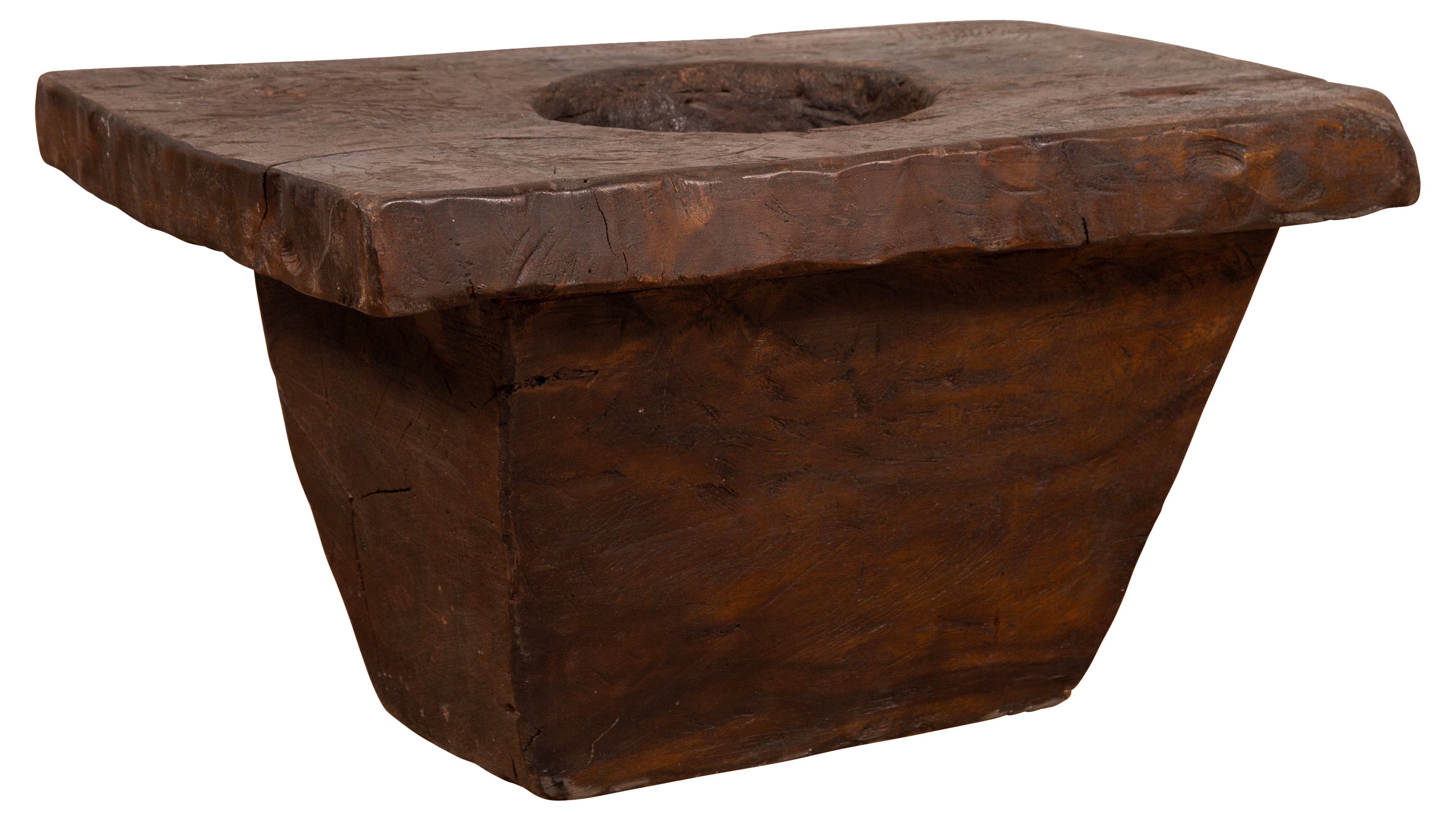 Rustic Indonesian Wooden Planter~P77555850