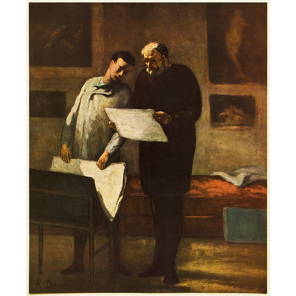 1956 Daumier "Advice to a Young Artist"~P77660774