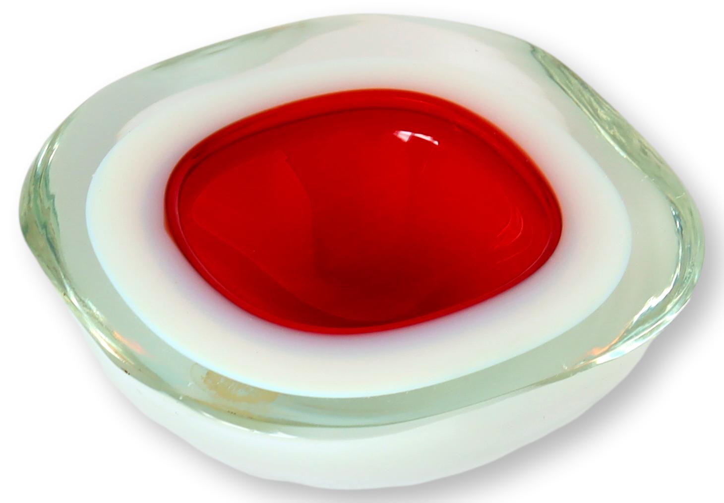 Italian Murano Glass Holiday Bowl~P77662633