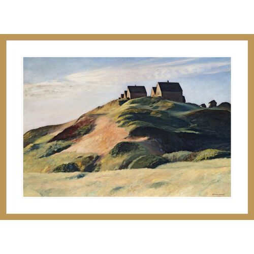 Corn Hill (Truro Cape Cod) by Edward Hopper Framed Print