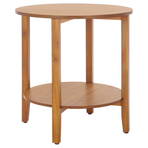 Marsie Round Accent Table, Natural Marsie Round Accent Table, Natural