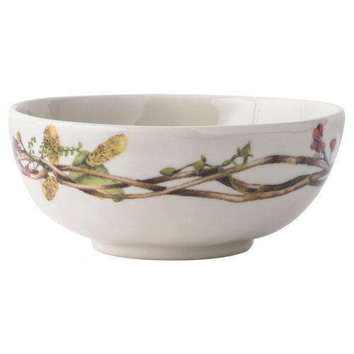 6" Forest Walk Berry Bowl, Ivory/Multi~P77298950