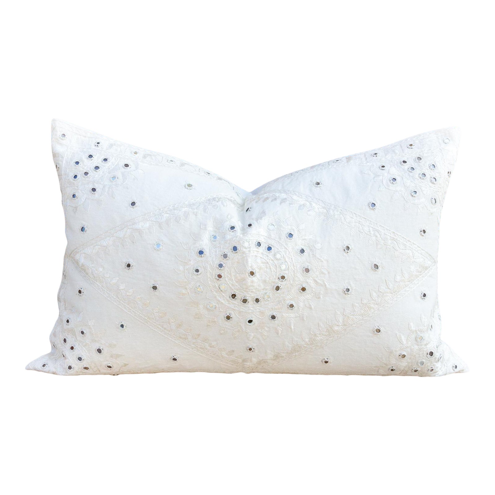 Sheesha Embroidered Lumbar Pillow~P77629937