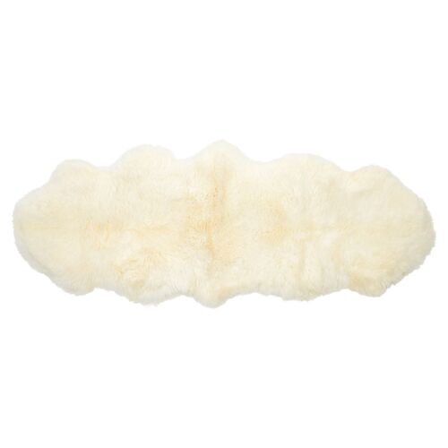 Sheepskin Rug, Ivory~P60411204