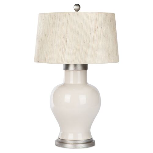 Cleo Table Lamp, Cream~P77414258