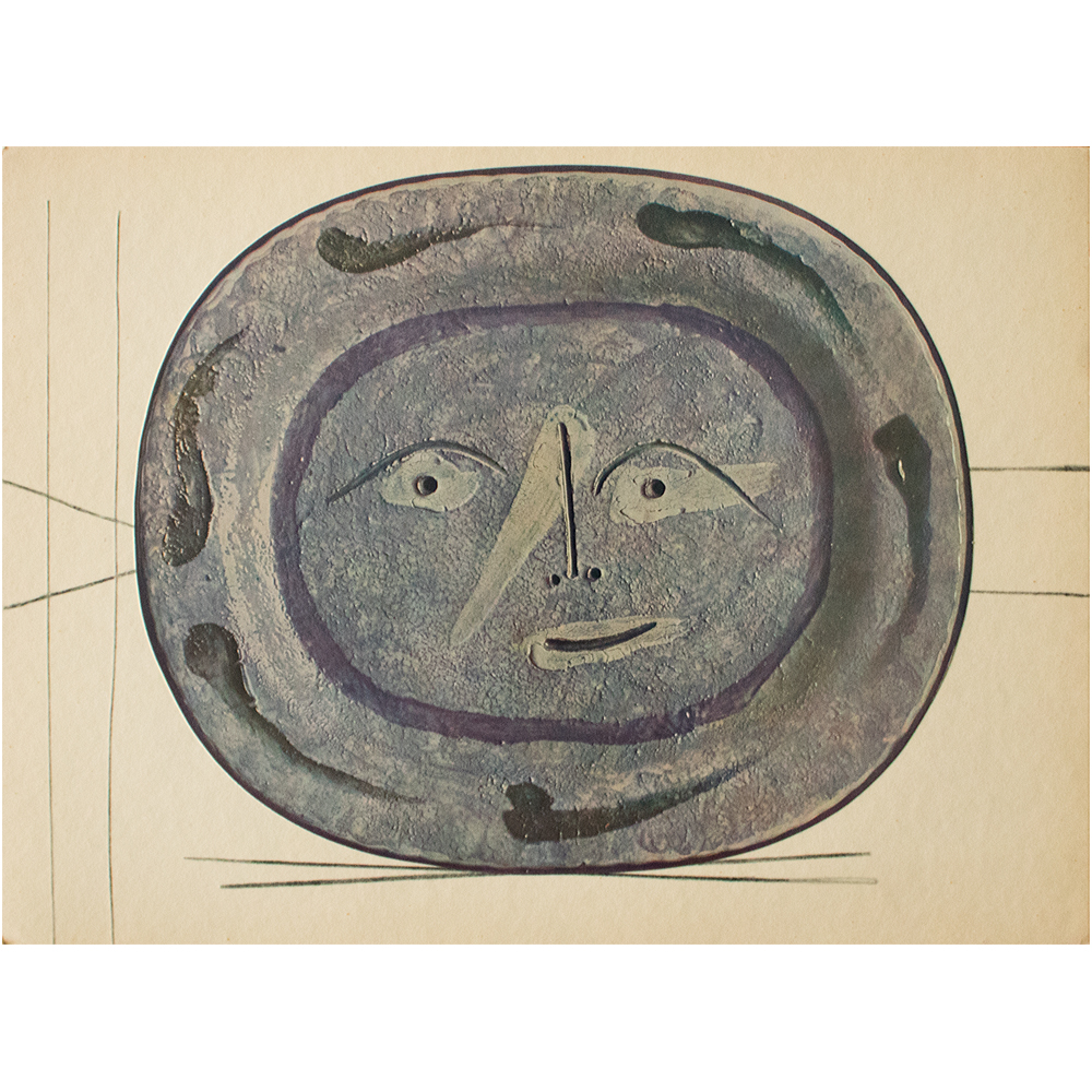 1955 Picasso, Print of Ceramic Plate N1~P77660538