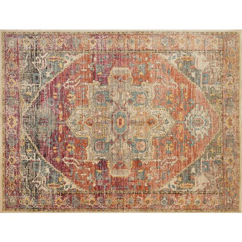 Pyramid Rug, Berry
