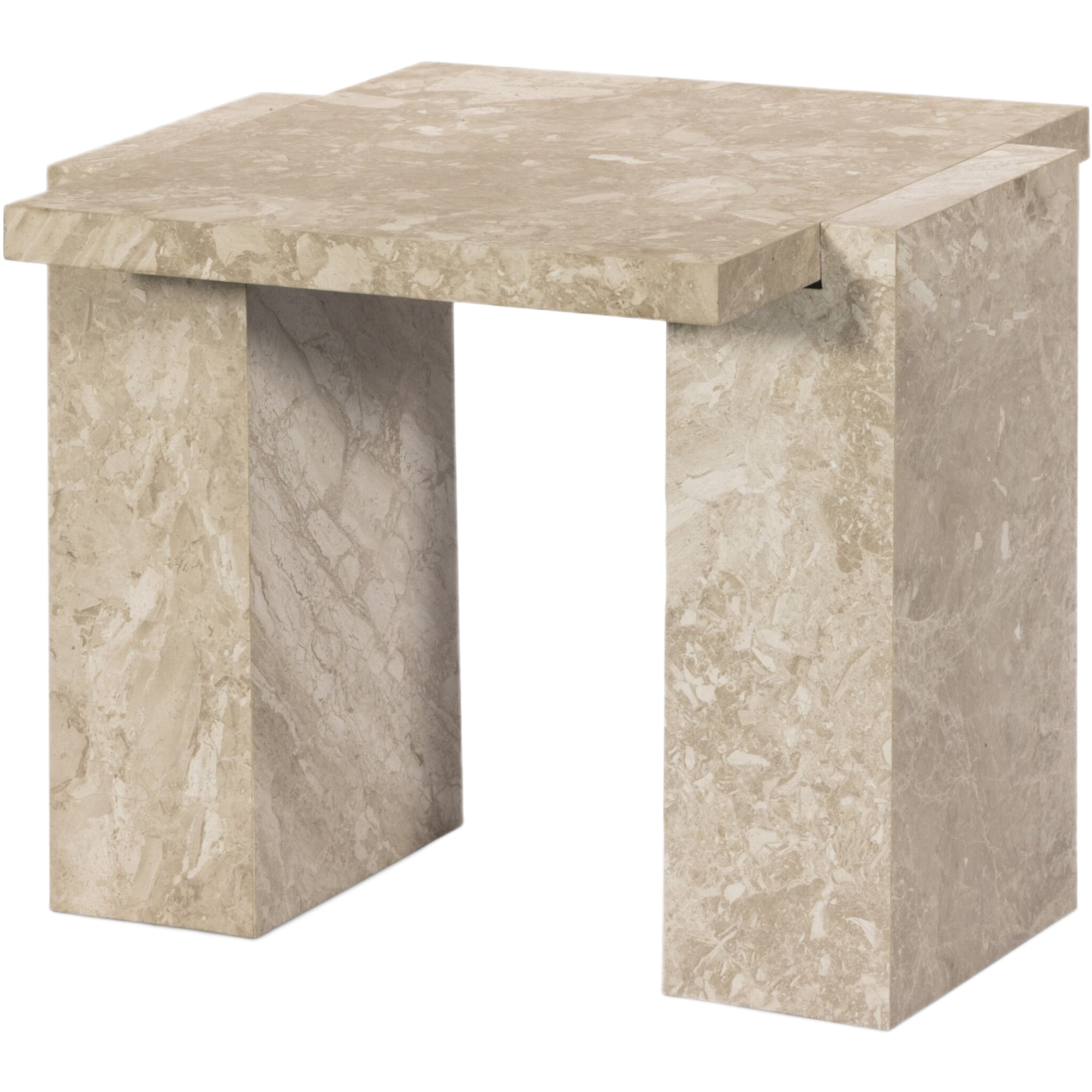 Jesse End Table, Lunar Marble